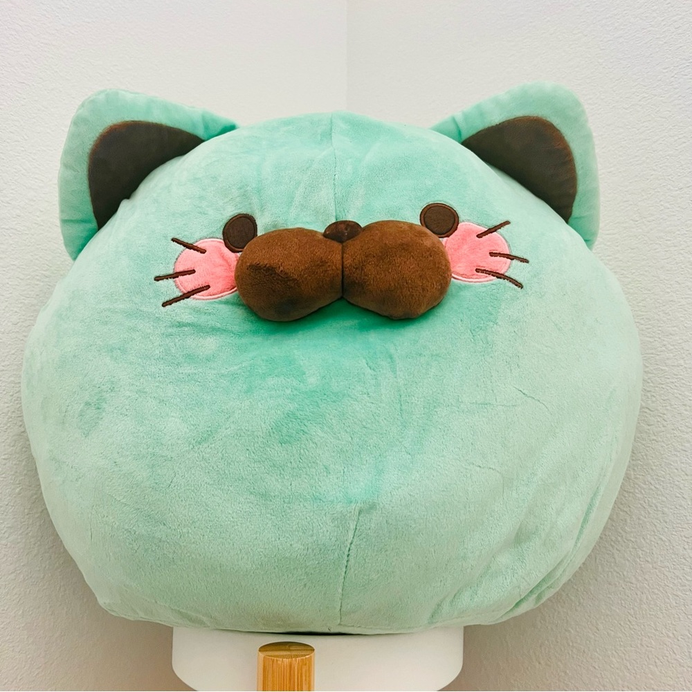 Koroneko Big Plush Mint Green Cat XL Jumbo